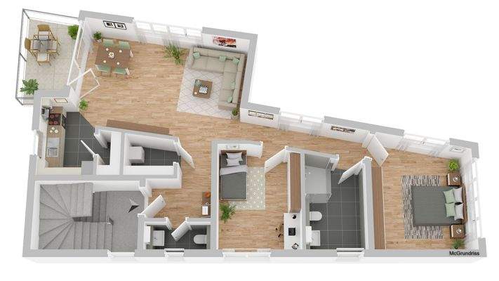 1757 Grundriss 1.OG 3D