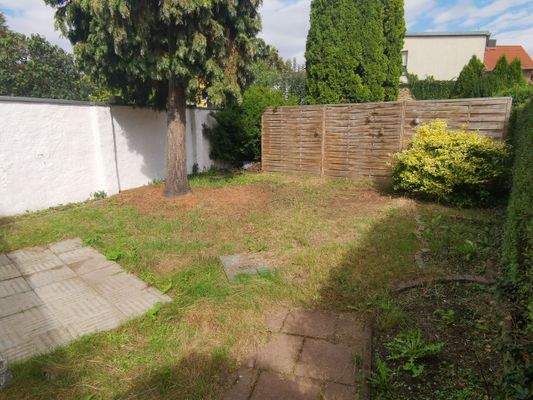 Blick in den Gartenanteil EG