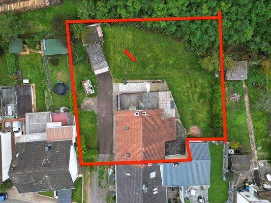 Eingezeichnetes Grundstück