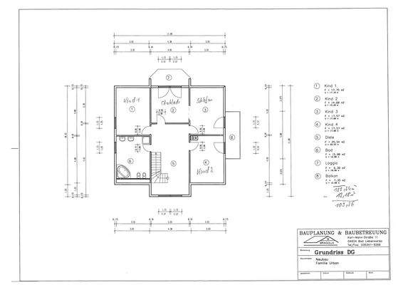 Grundriss Obergeschoss