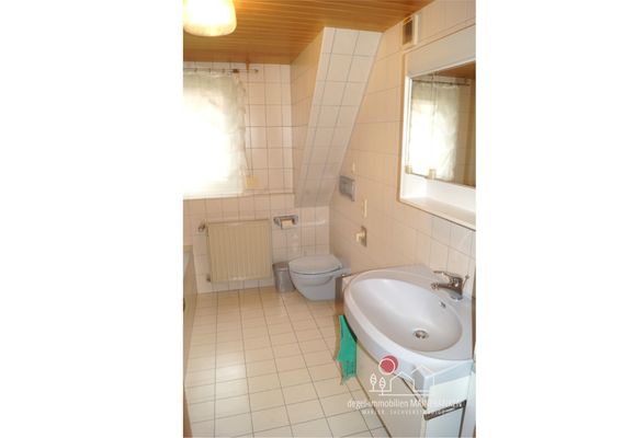Tageslichtbadezimmer im Dachgeschoss