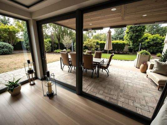 Ki - Blick auf die Terrasse