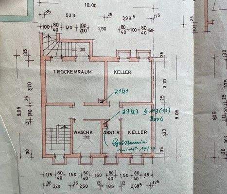 Grundriss Kellergeschoss