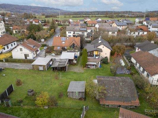 Das Grundstück aus Süden