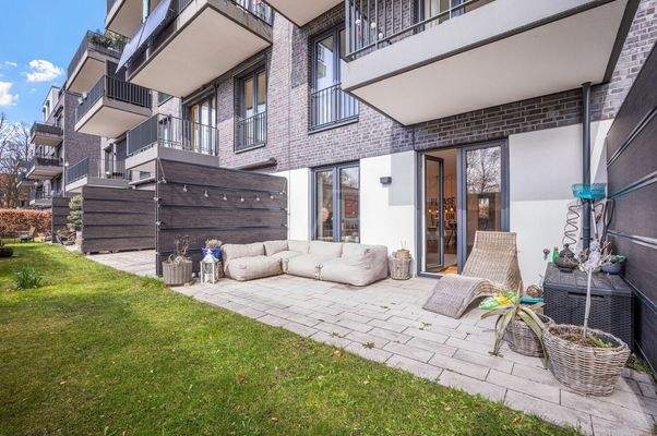 Gartenblick nach Westen