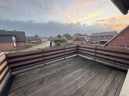 Balkon mit Südausrichtung