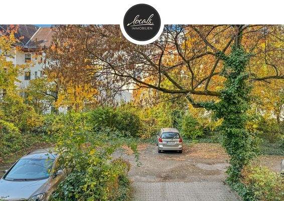 Blick in den Hinterhof