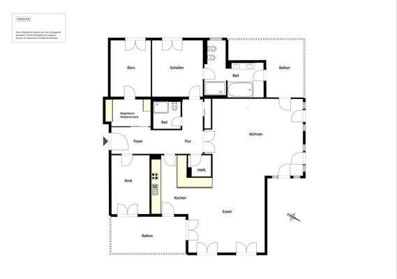 3. planning option for the room layout