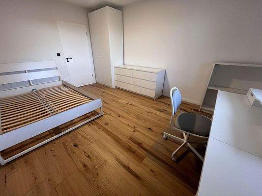 Schlafzimmer vom Fenster aus