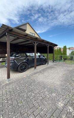 Carport mit Stellplatz