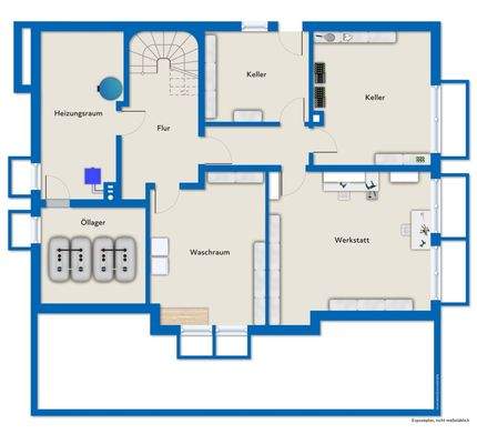 Grundriss Keller