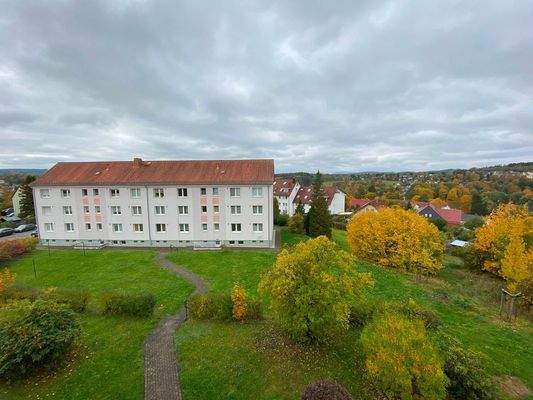 Ausblick aus der Wohnung