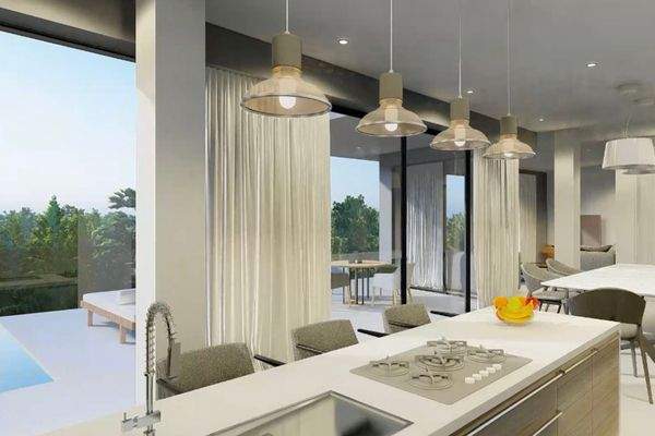 Küche mit Kochinsel