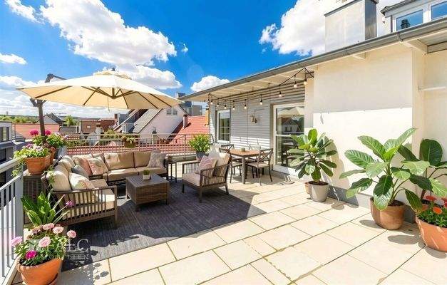 Dachterrasse - (KI generiert)