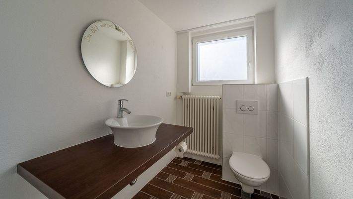 Gäste-WC im Erdgeschoss