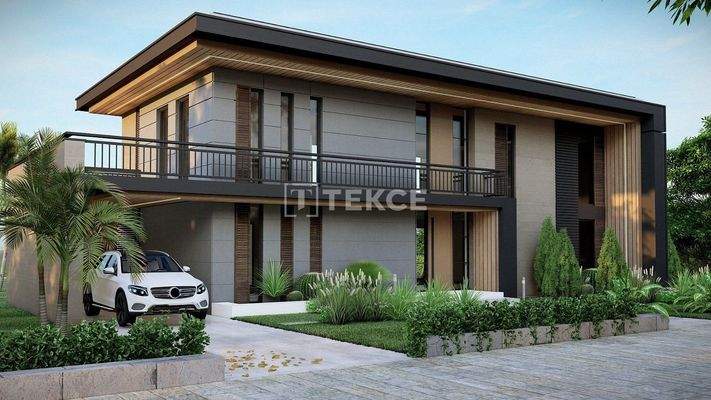 Villa in a Peaceful Complex Surrounded by Nature in Trabzon Ortahisar