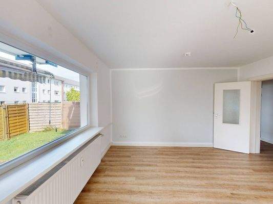 Ansicht III: Wohn- und Esszimmer