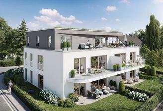 Außenvisualisierung, Gartenseite