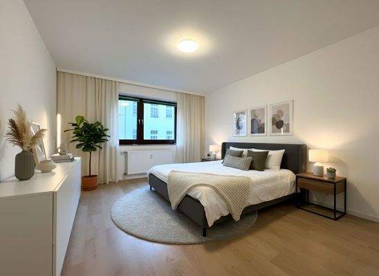 Schlafzimmer 1 (KI-möbliert)