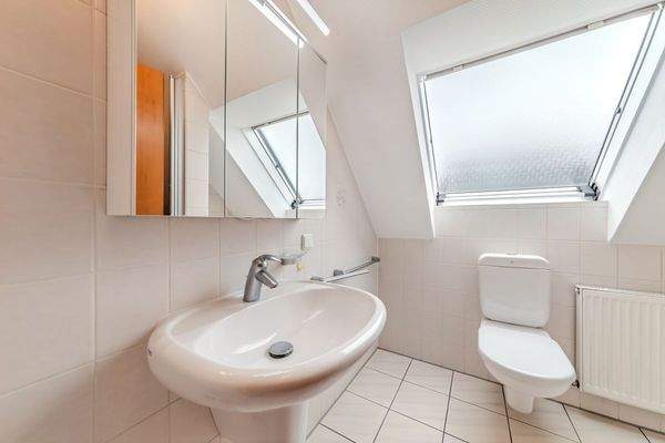 Level 1: Bathroom with natural light and shower