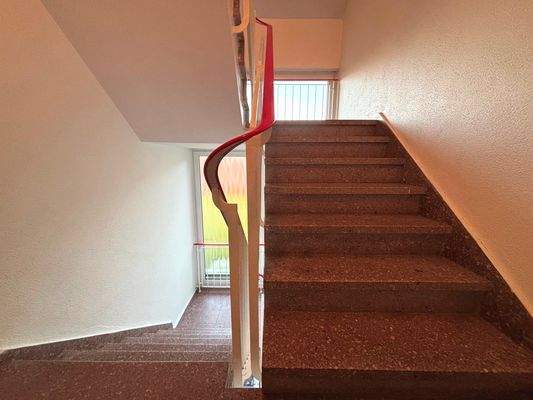 Gepfegtes Treppenhaus