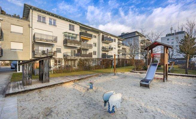 Spielplatz direkt in Nähe