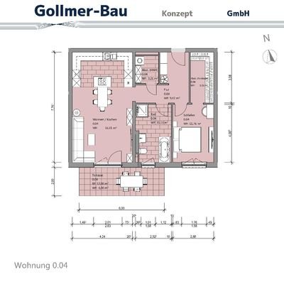 Grundriss Wohnung 0.04