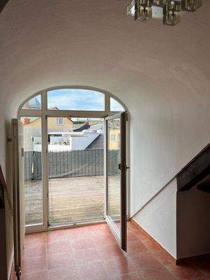 Terrassenaustritt von der Küche