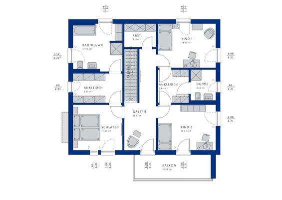 Obergeschoss veränderbar