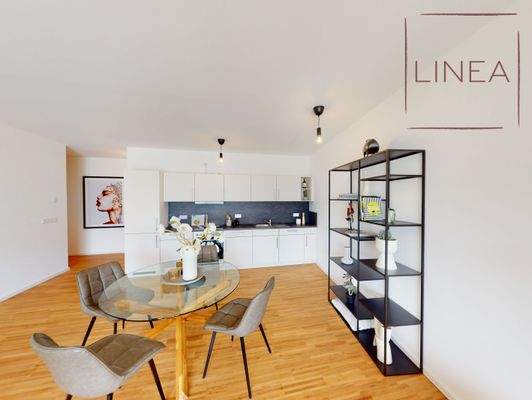 Wohn- und Essbereich (Musterwohnung)