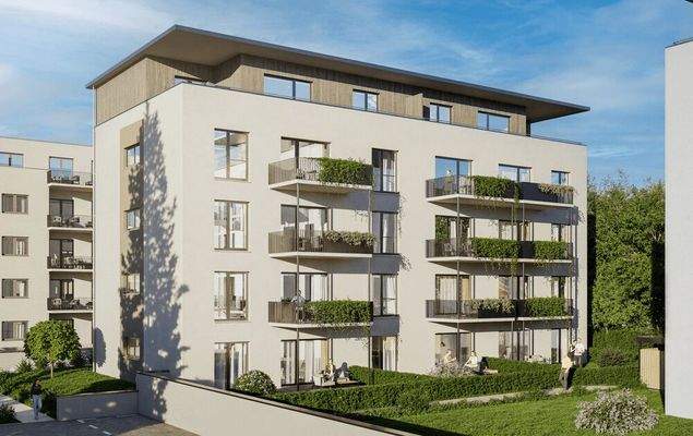 StadtGarten Außenansicht Balkone 