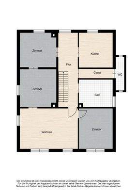 Grundriss 2. Obergeschoss (5-Zimmer-Whg. zzgl. 2 Schlafzimmern im DG)