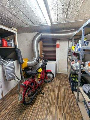 Abgetrennter Raum mit eigener Heizung fürs Gewerbe