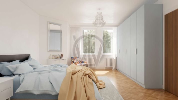 Schlafzimmer (Visualisierung)