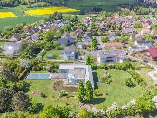 Drohne-Blick aus Südosten