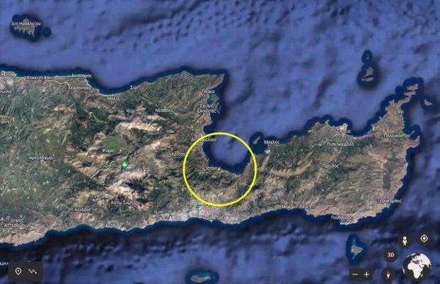 Kreta, Istro: Grundstück mit Meerblick zu verkaufen