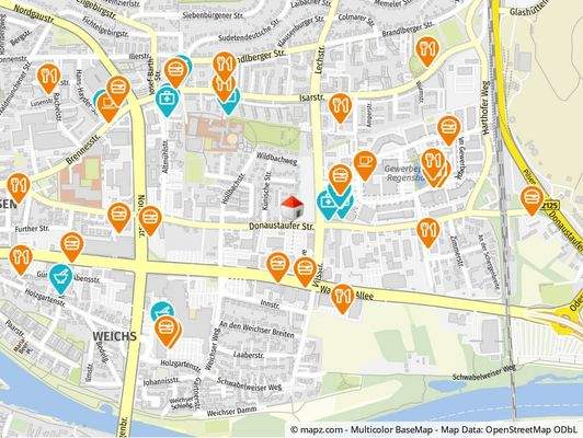 Geolyzer Kartenausschnitt