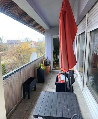 Balkon und Zugang