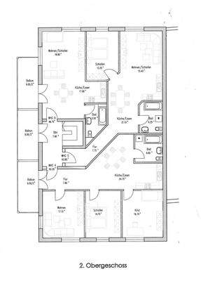 Grundrissbeispiel 2. OG 1