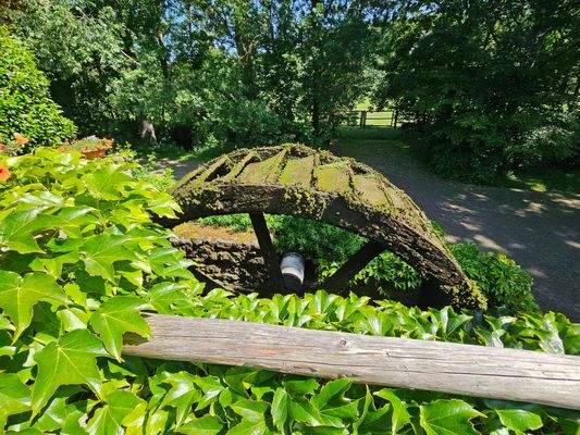 Historisches Mühlenrad