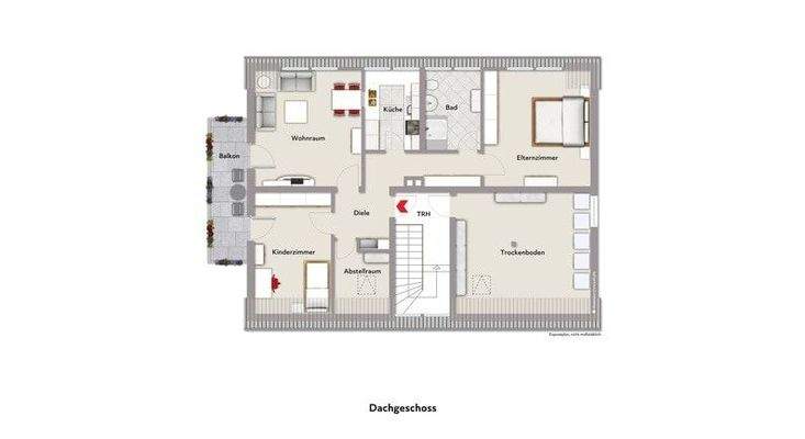 mit Beispielmöblierung