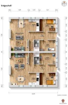 Grundriss Erdgeschoß