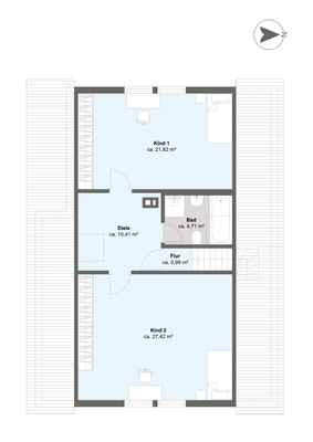 GRUNDRISS DACHGESCHOSS