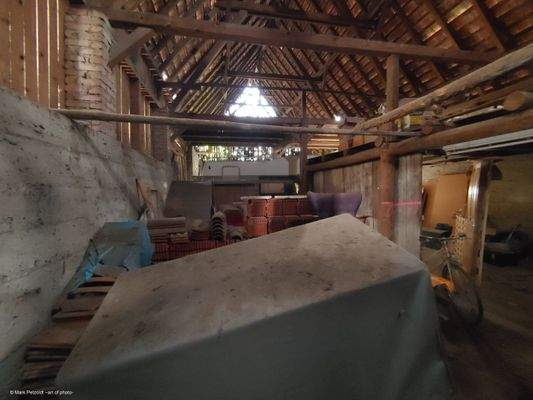 Scheunendurchsicht-Ostrichtung