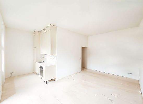 Wohnbereich mit Küche 