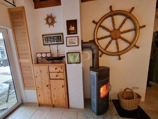 Gemütlich auch an kalten Tagen im Gästehaus