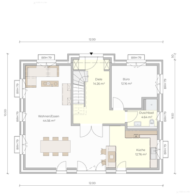 Grundriss Erdgeschoss