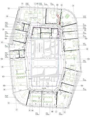 Grundriss 10. OG - IST Zustand