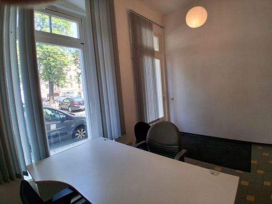 Blick aus dem Schaufenster