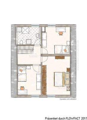 Dachgeschoss - Exposéplan - grobe Skizze